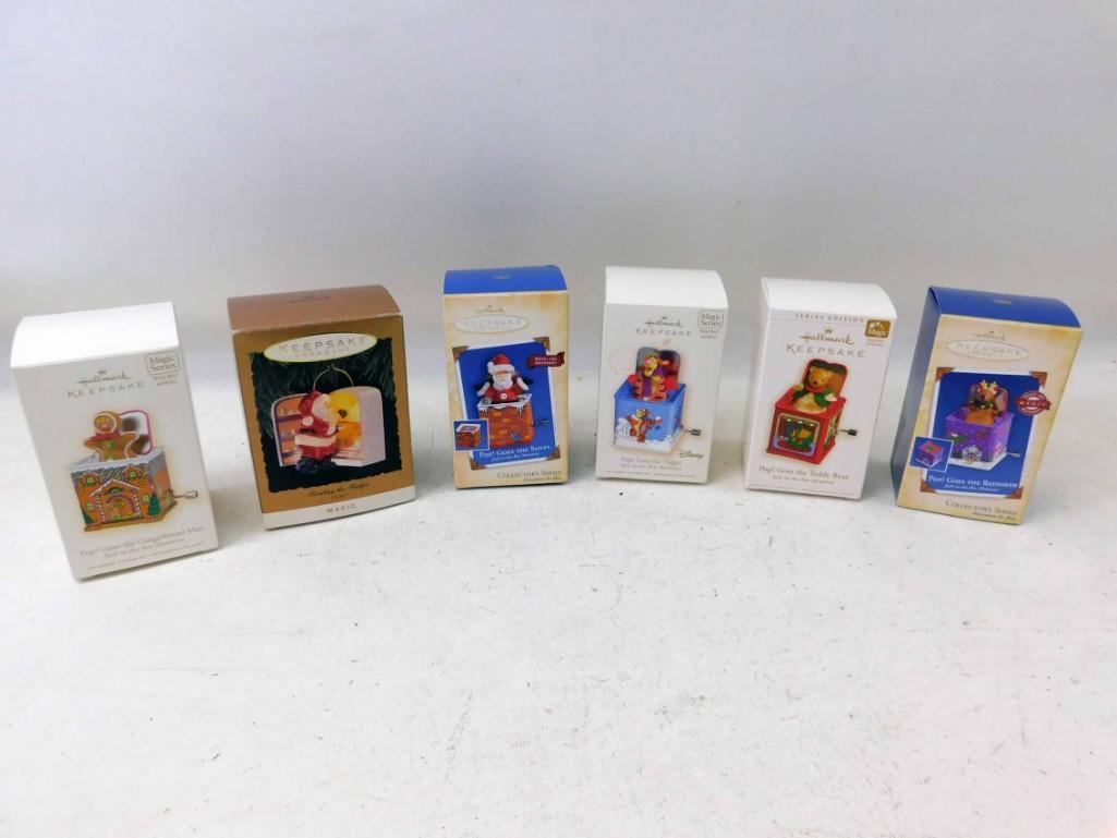 6 Hallmark Keepsake Ornaments incl Tigger , Santa , etc (1 of 3)