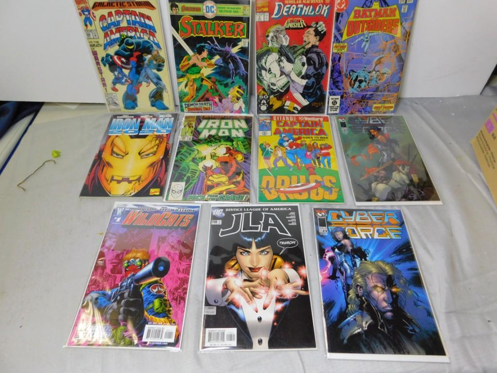 Lot of 10 Comic Books incl Some Marvel and DC plus 1 (1 of 7)