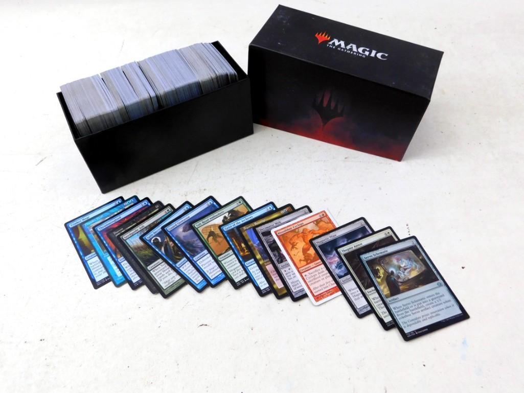 Lot of Roughly 500 Magic The Gathering Cards: Lot of Roughly 500 Magic The Gathering Cards. The First Pictures show the cards the consignor wanted to show were included. The last picture is a random sampling and more indicative of what's incl