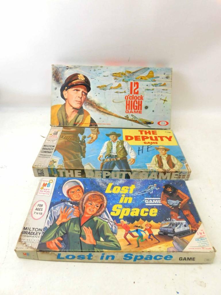 Vintage Board Games incl 12 O' Clock High Game by (1 of 2)