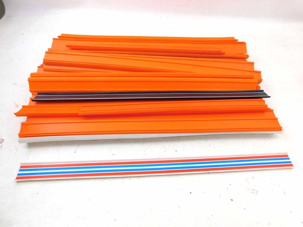 Hot Wheels Track , Various Lengths and Colors: Approx 40 Pieces of Hot Wheels Track , Various Lengths and Colors , NO Connecting Pieces