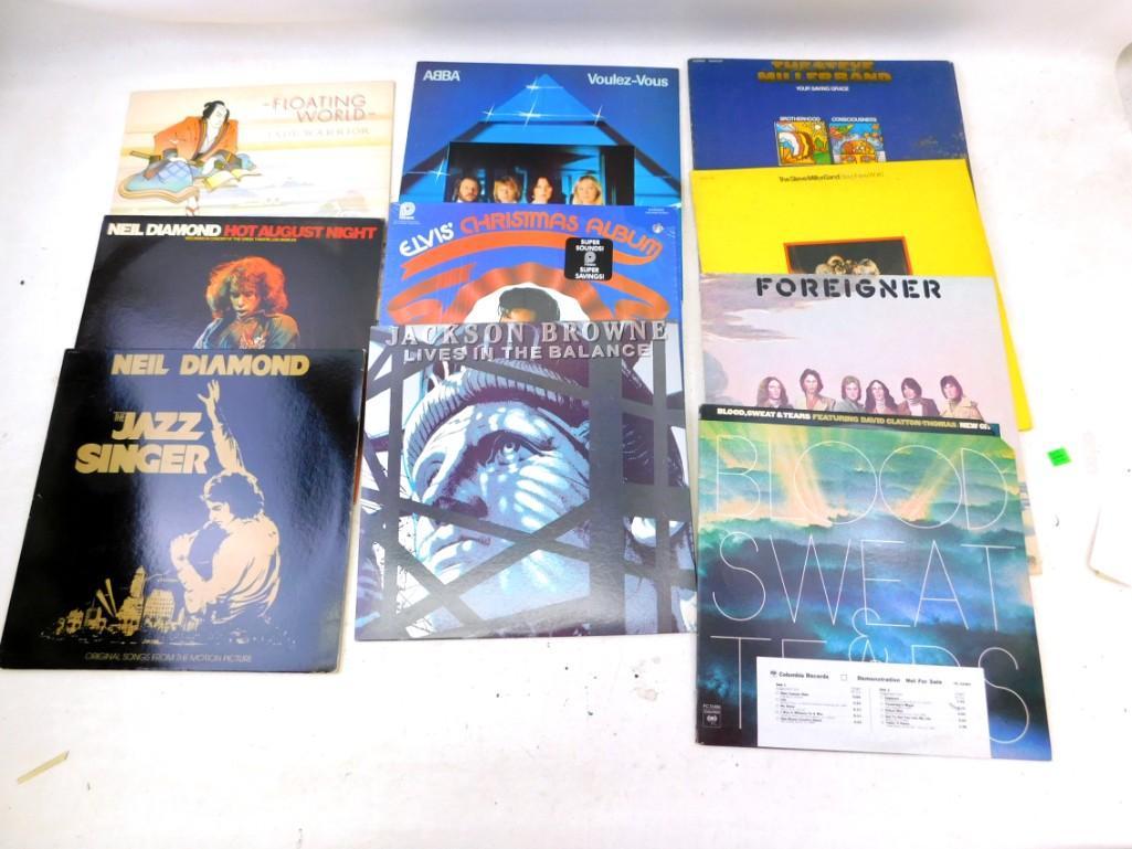 Lot of Vinyl LP Records including Neil Diamond Elvis (1 of 5)