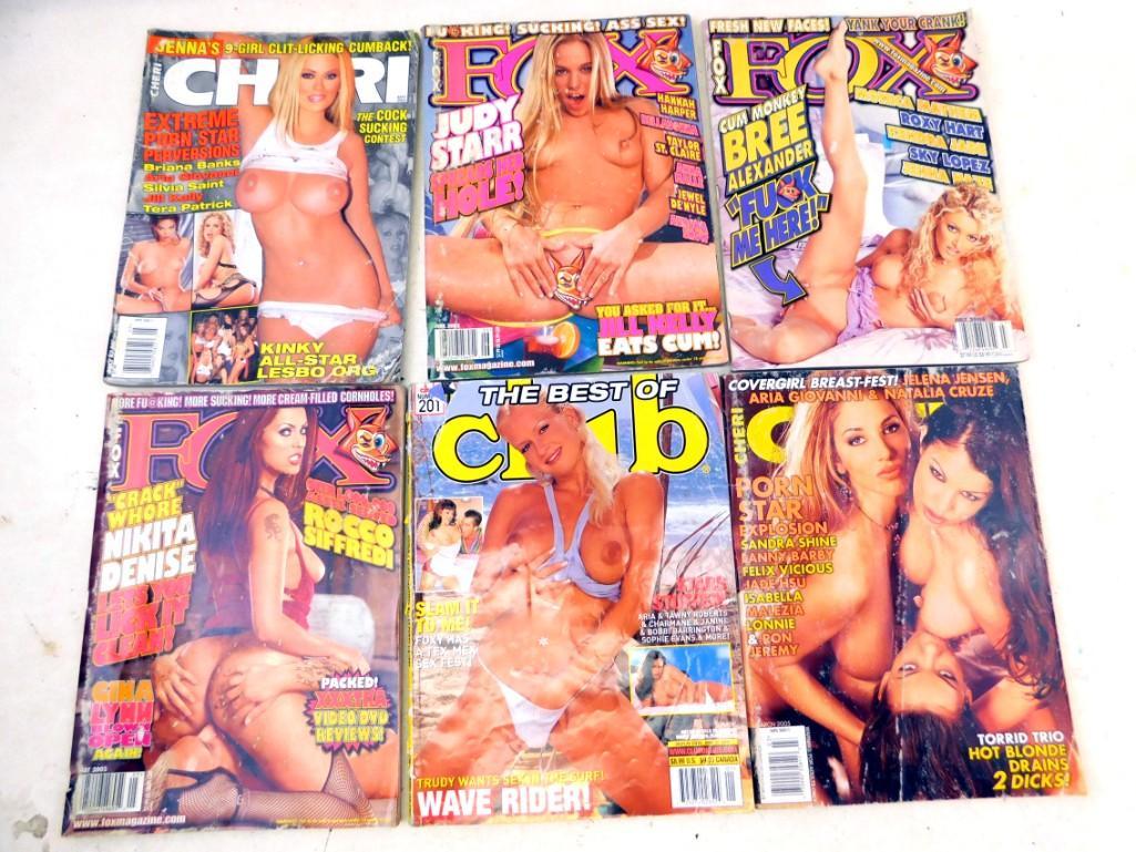 Lot of 6 Raunchy Adult Magazines Including Cheri: Lot of 6 Raunchy Adult Magazines Including Cheri, Fox and The Best of Club