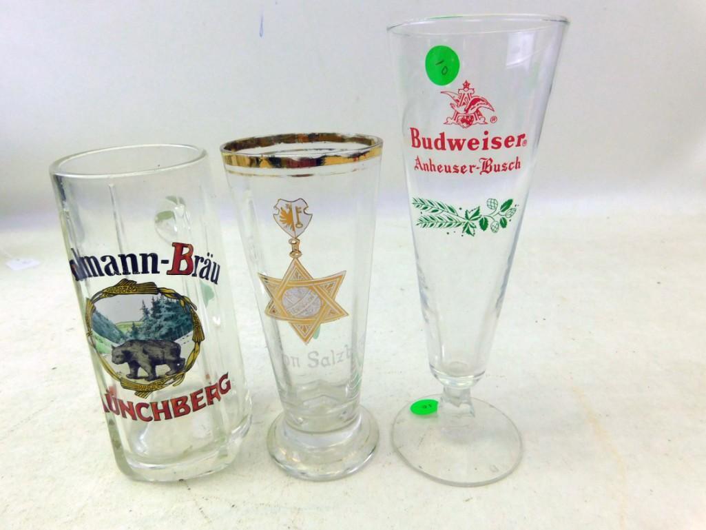 Lot of 3 Beer Items incl an Antique Beer Stein and 2 (1 of 4)