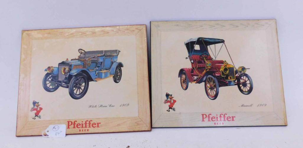 2 Pfeiffer Beer Plaques (1 of 3)