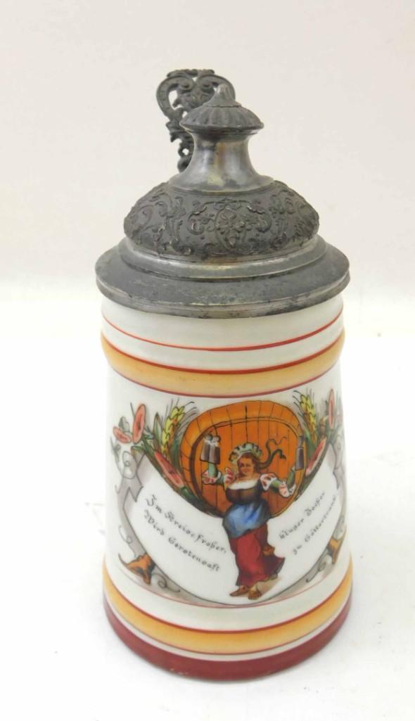 Antique Porcelain Beer Stein Beer Bar Main Nice (1 of 4)