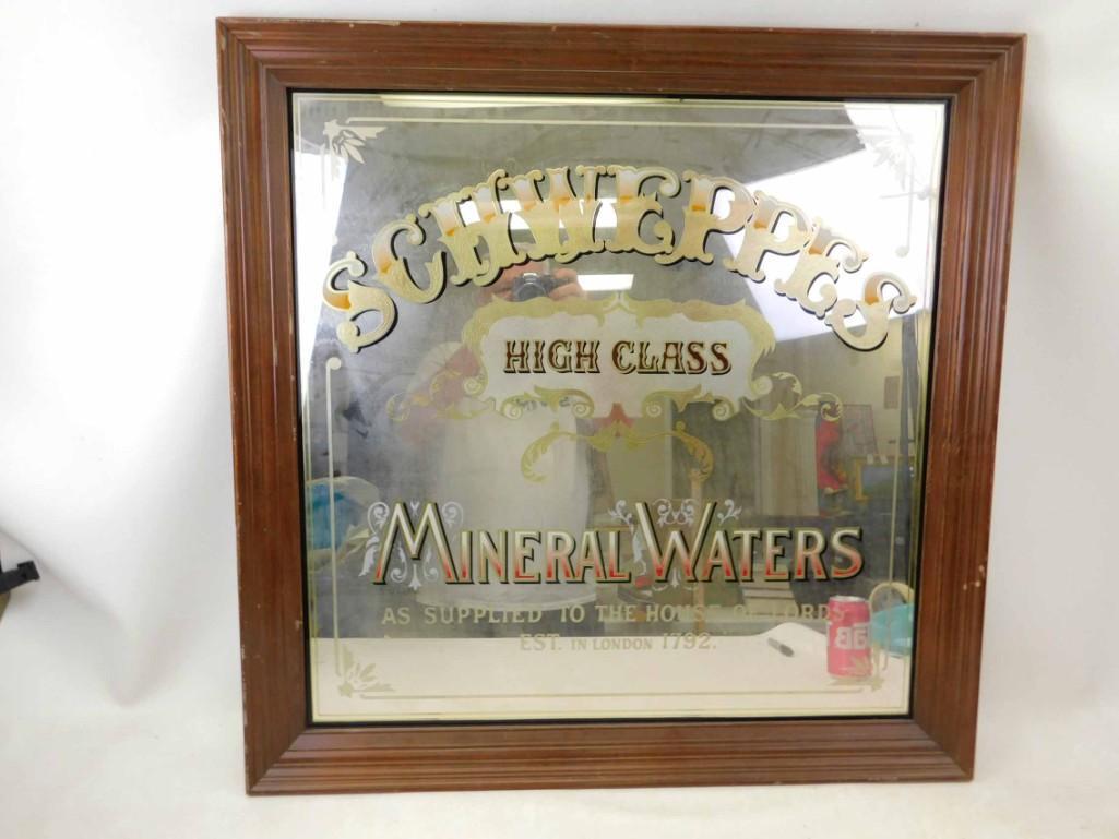 Schweppes High Class Mineral Waters London Framed Bar (1 of 2)