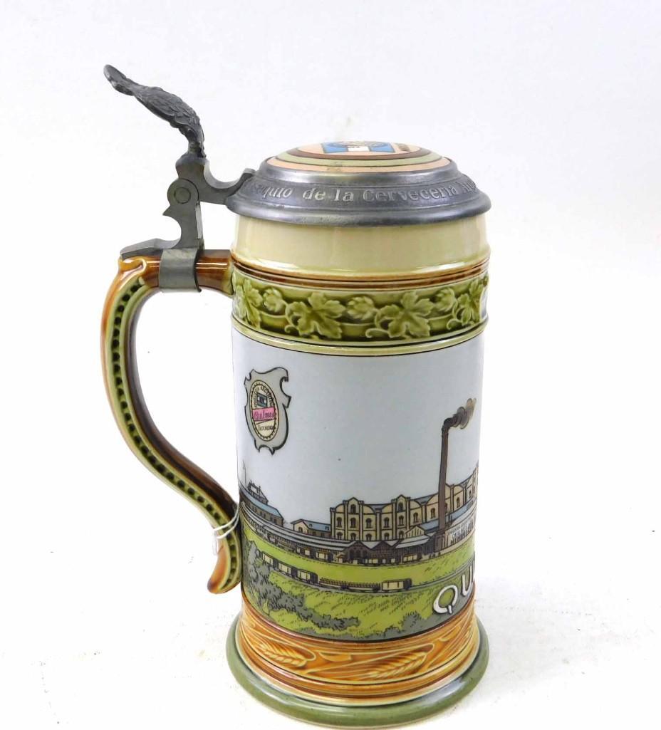 Mettlach #2900 Quilmes Brewery Beer Stein 1/2L (1 of 7)