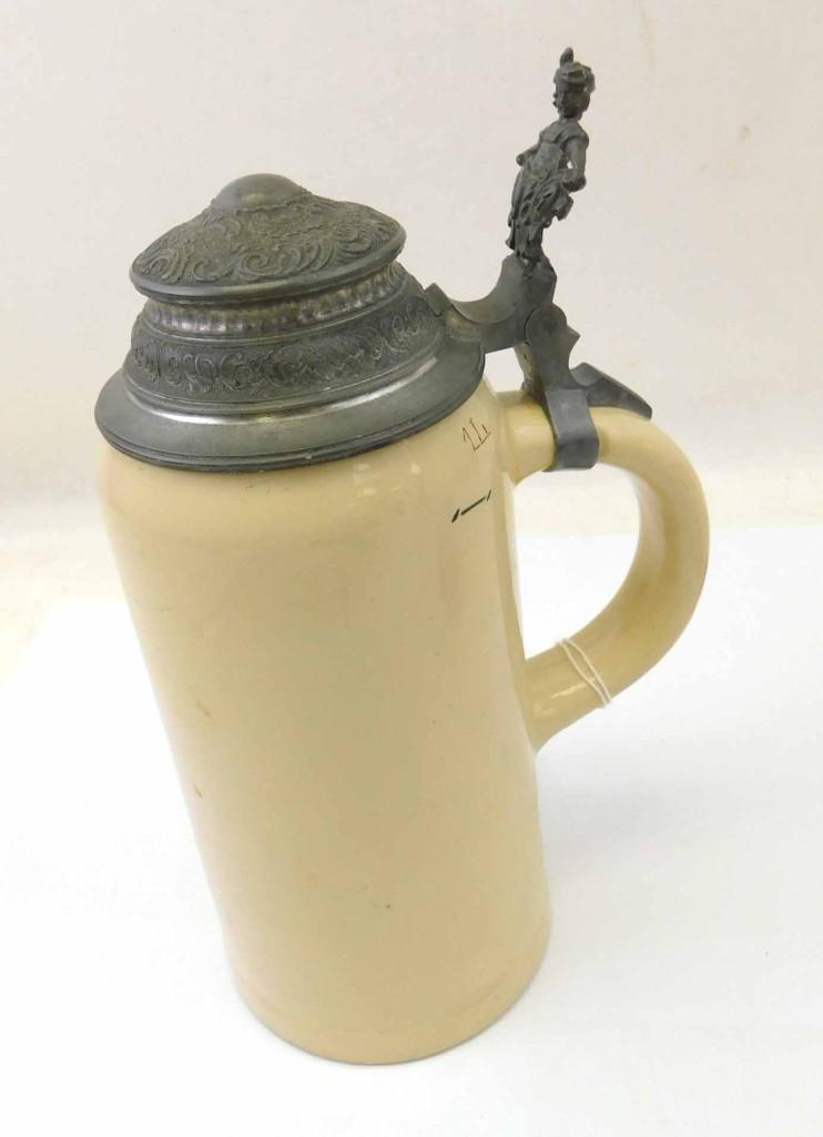 Mettlach #1526 1L Beer Stein Made for a Tavern (1 of 4)