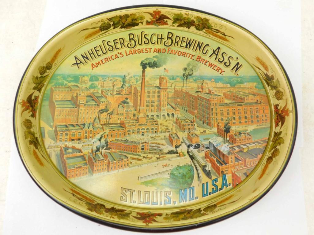 Vintage Anheuser Busch Beer Tray (1 of 5)