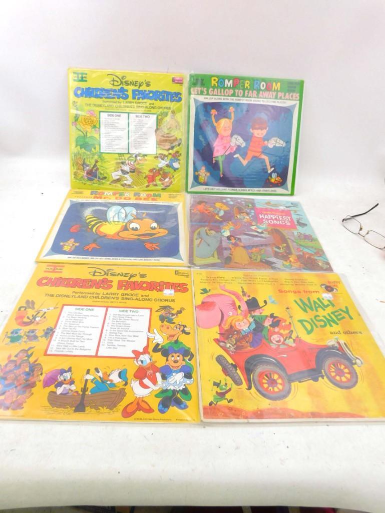 6 Children's Albums incl 4 Walt Disney and 2 Romper (1 of 4)