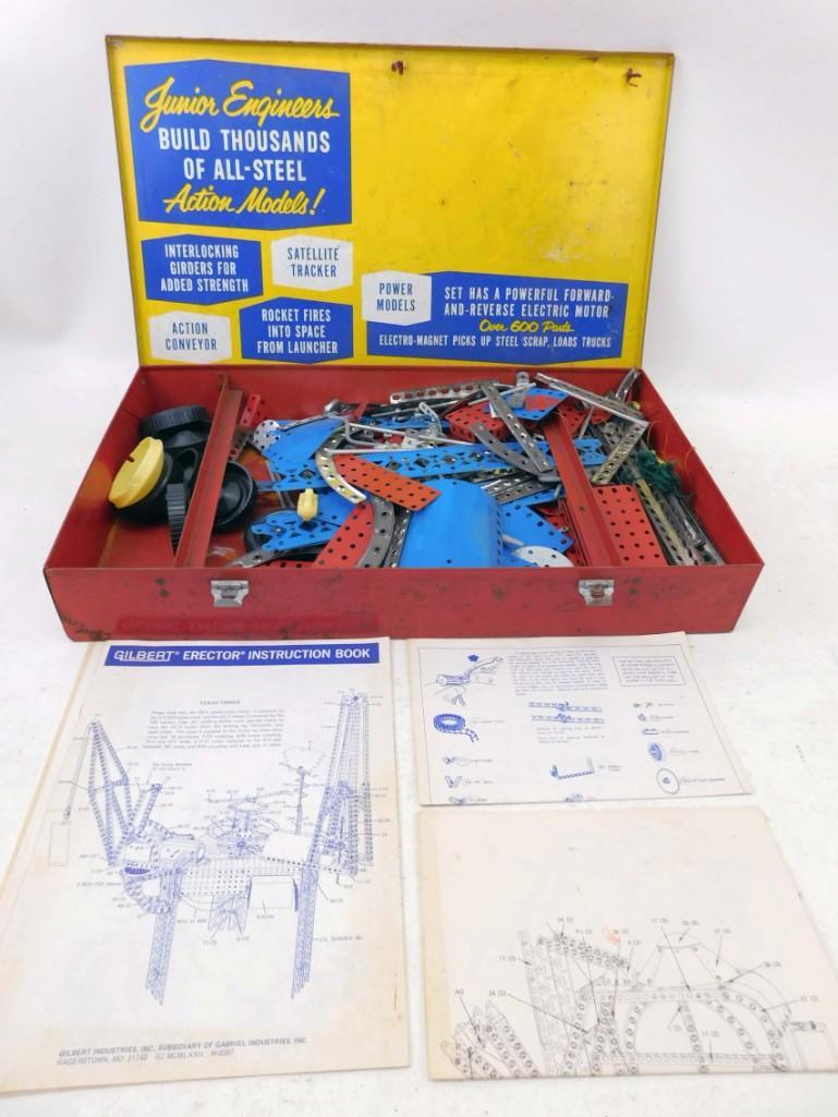 Erector Set Ferris Wheel Set with Instructions and Case (1 of 5)