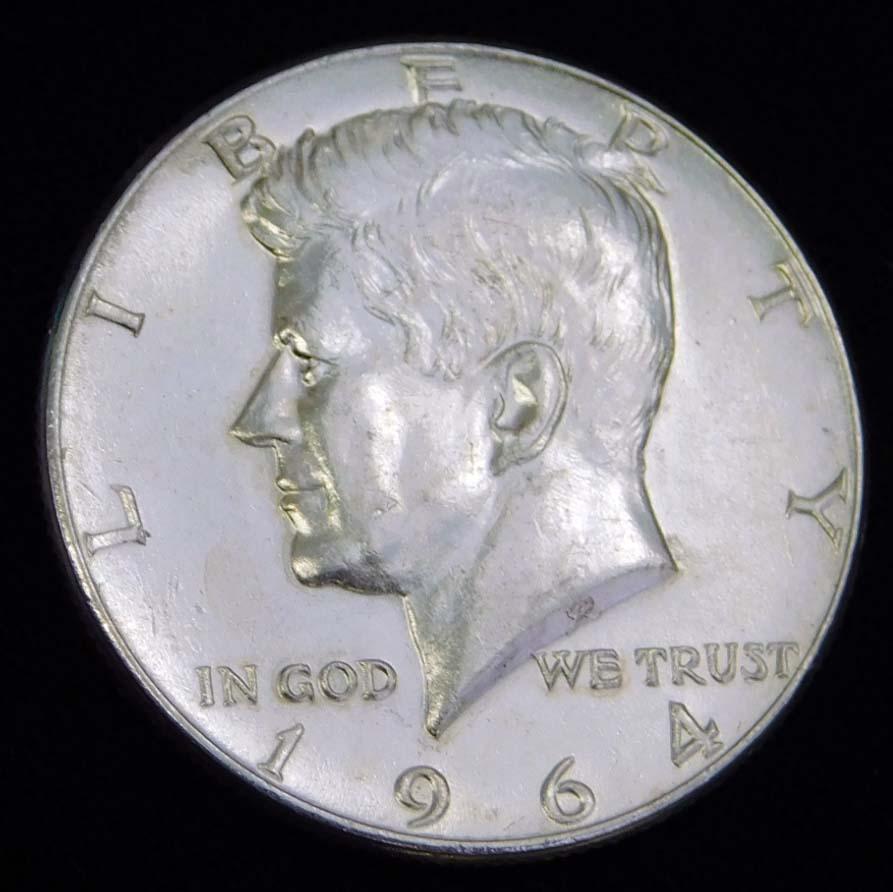 1964 BU Kennedy Half Dollar 90% Silver (1 of 2)