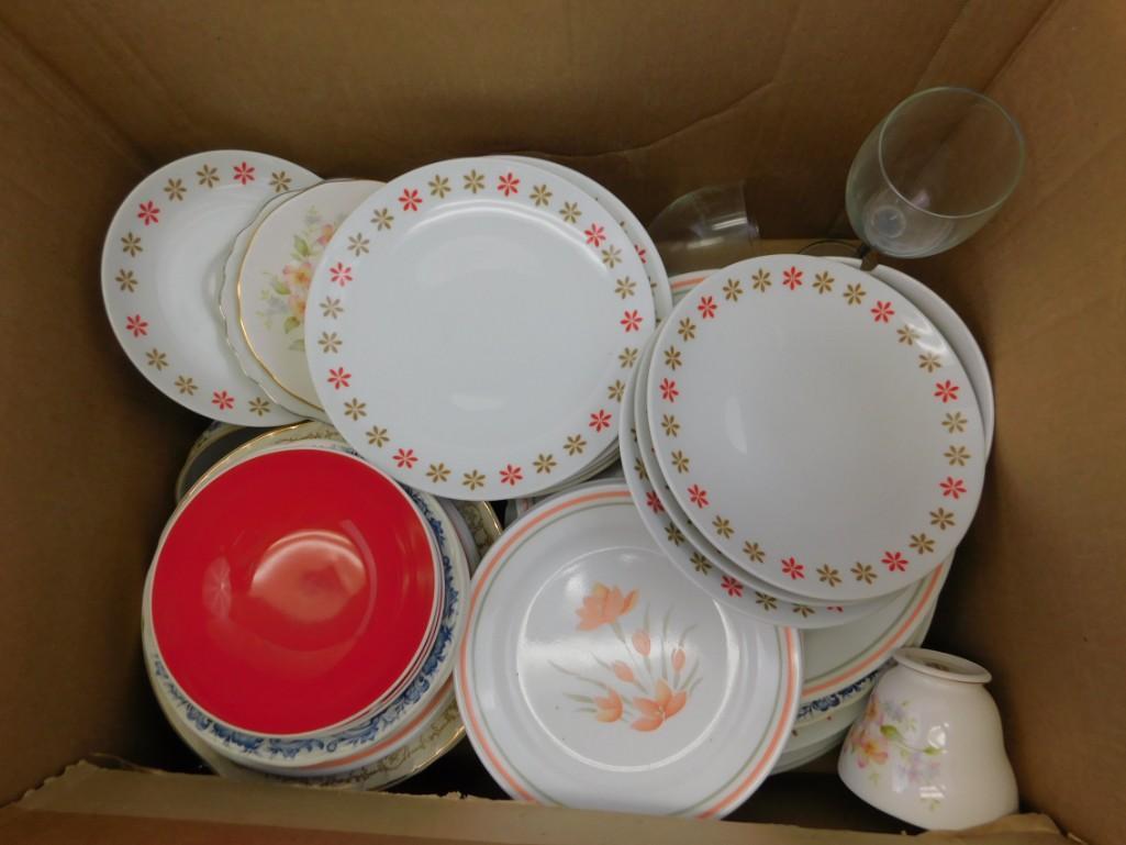 Lot of Dishes - mostly plates, includes Mikasa: Lot of Dishes - mostly plates, includes Mikasa