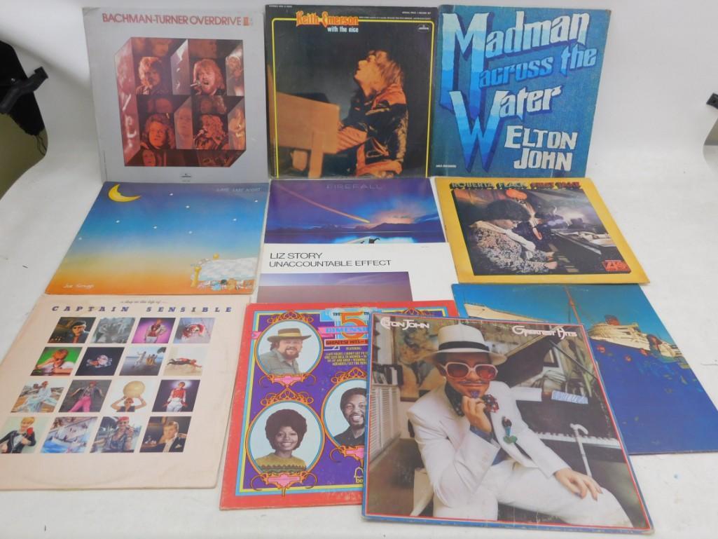 Lot of 12 Vinyl Records incl 2 Elton John , 5th (1 of 5)