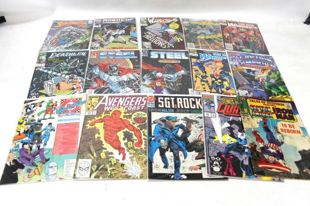 15 Comic Books incl Captain America , Avengers , Sgt (1 of 4)
