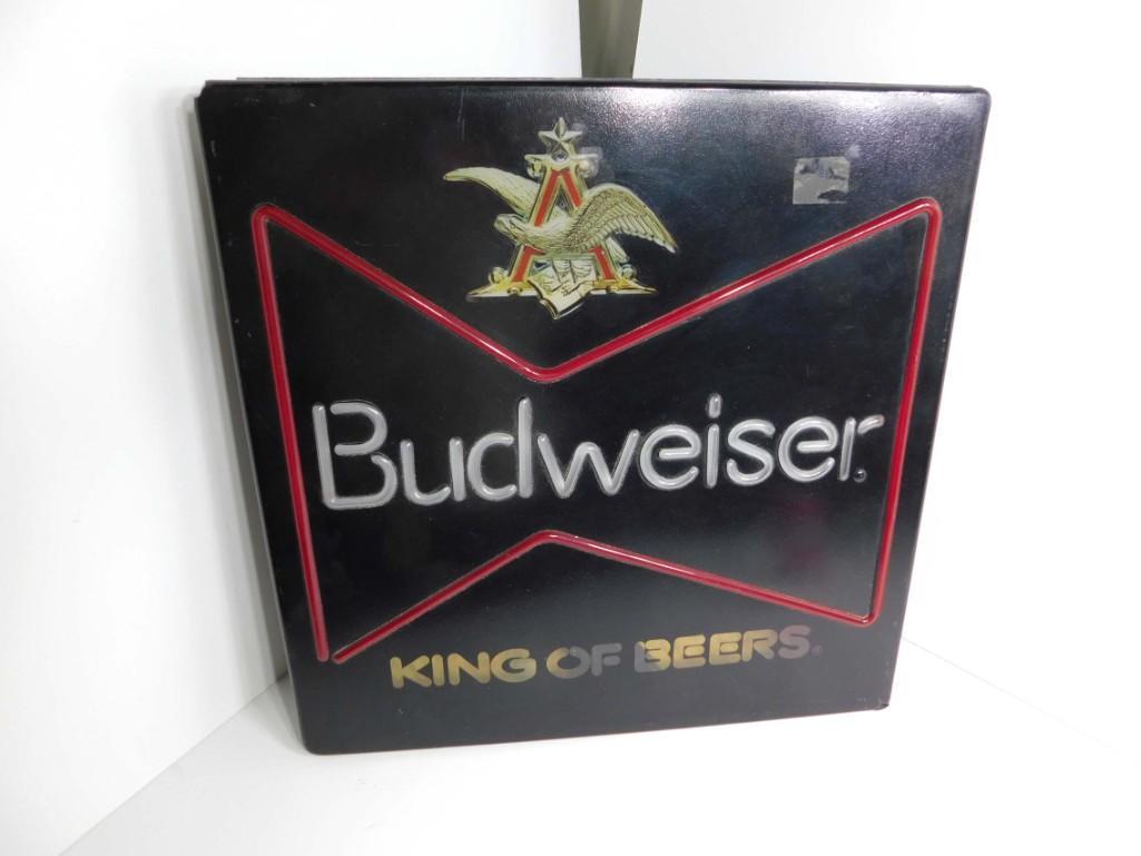 Budweiser Advertising Lighted Sign (1 of 2)