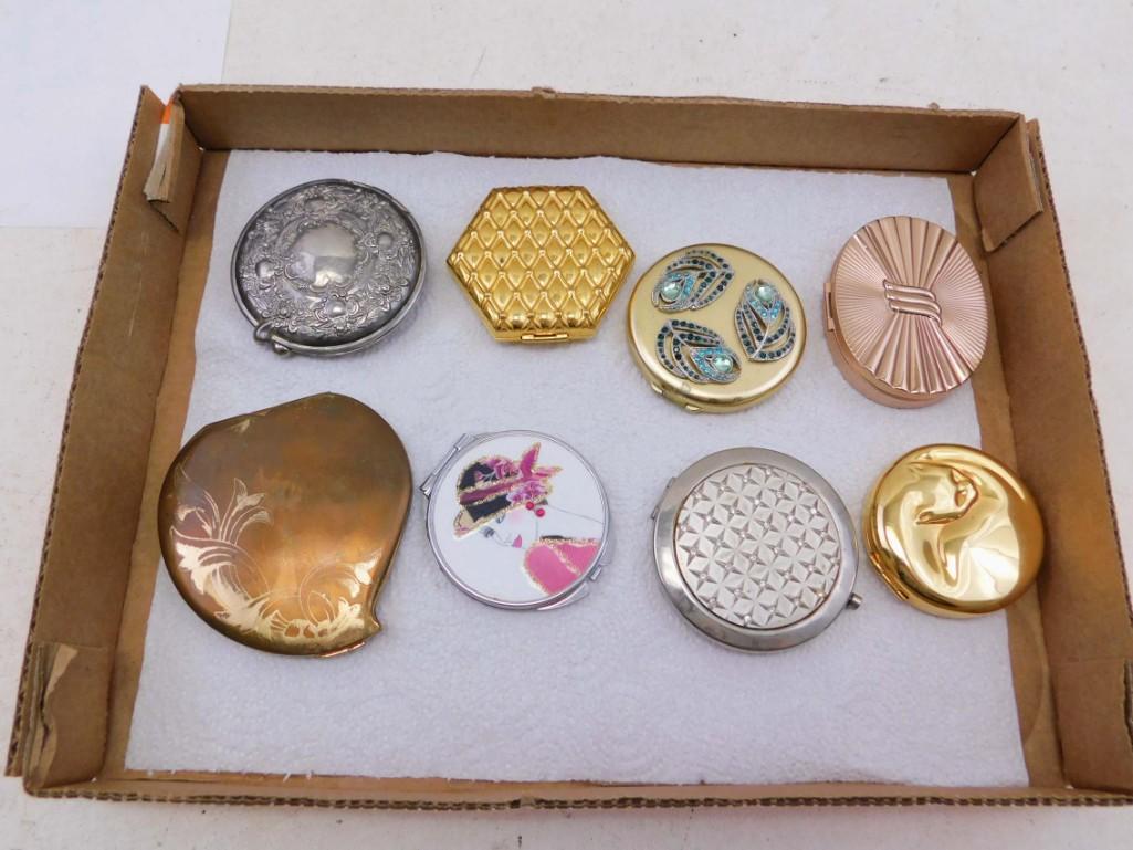 Lot of 8 Compacts incl Vintage: Lot of 8 Compacts incl Vintage