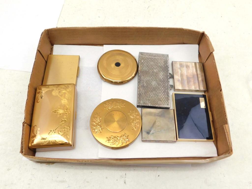Lot of 8 Compacts incl Vintage: Lot of 8 Compacts incl Vintage
