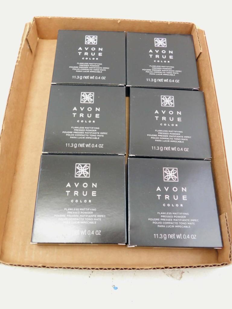 6 Avon True Color Mattifying Pressed Powder New in: 6 Avon True Color Mattifying Pressed Powder New in Package