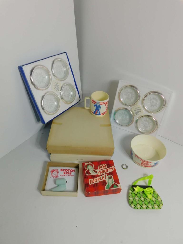 5 Sets of Silver and Crystal  Silver Coaster Sets (20 (1 of 7)