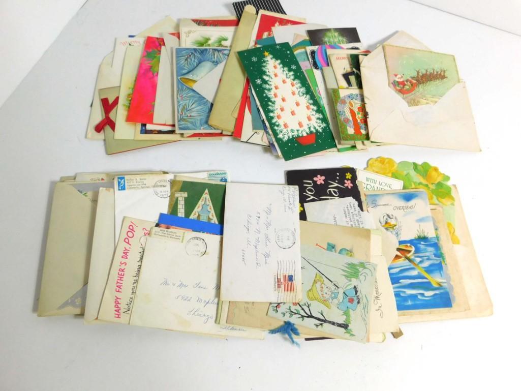 Ephemera Lot incl Vintage Greeting Cards , etc (1 of 4)