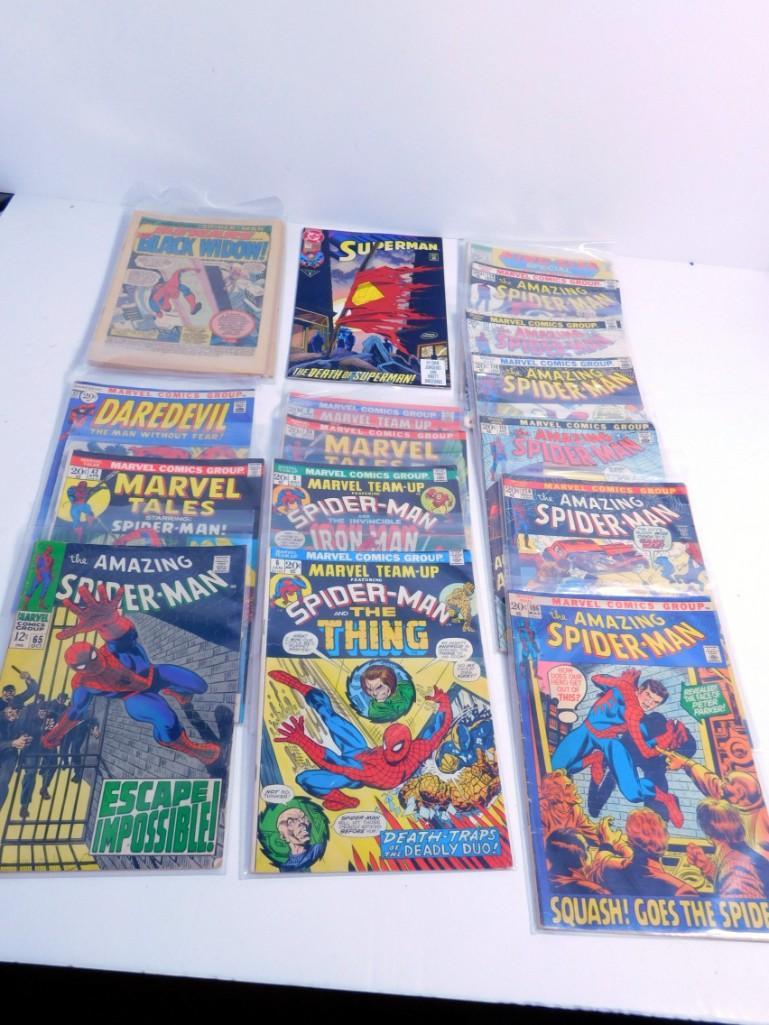 Lot of Vintage Comic Books incl Spider Man , etc (1 of 6)