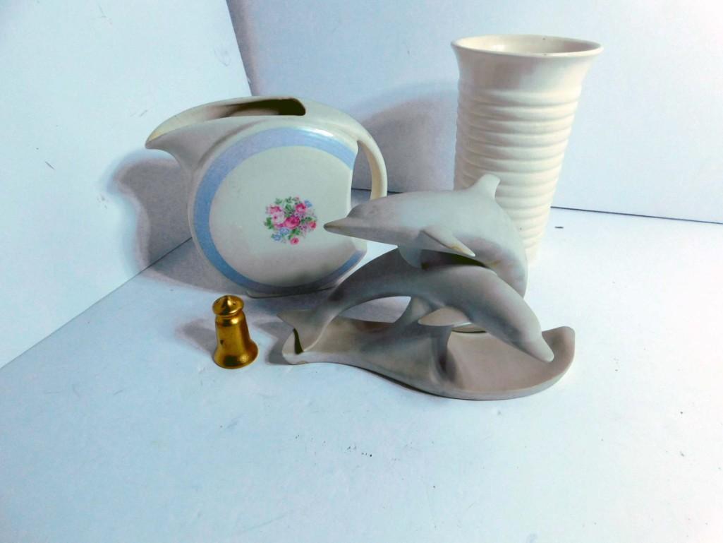 Seven Seas Trader Dolphin Statue Made in Germany , a (1 of 4)