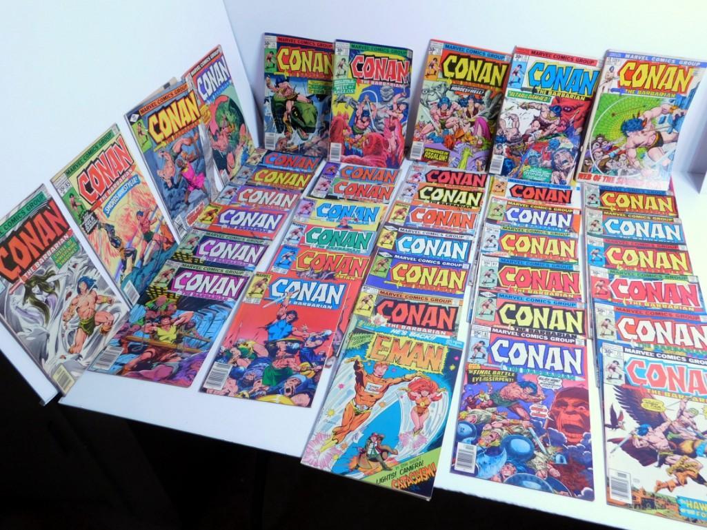 Approx 50 Vintage Conan the Barbarian Comic Books (1 of 4)