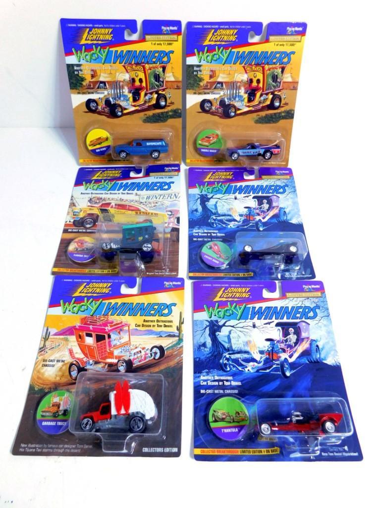 6 Johnny Lightning Wacky Winners Cars incl Root Beer (1 of 3)