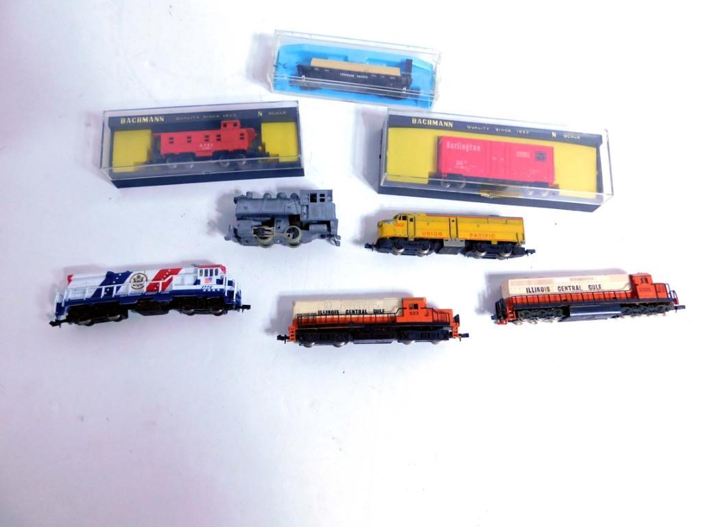 Lot of Bachman N Scale Model Railroad Train Cars incl 3 (1 of 4)