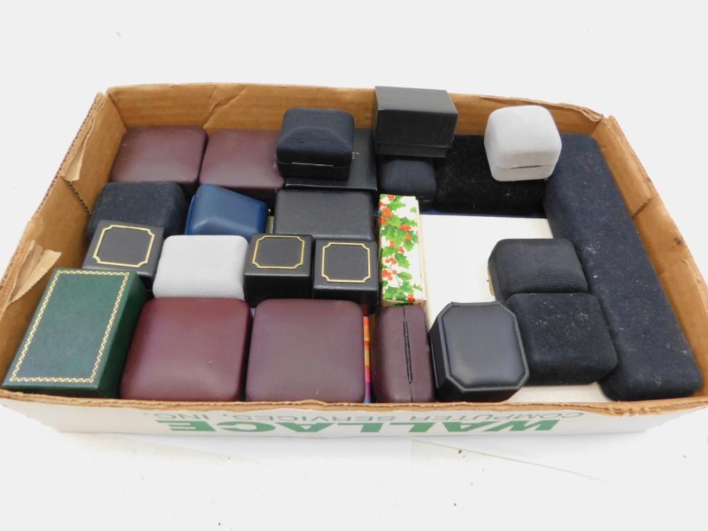 Lot of EMPTY Ring Boxes and Jewelry Boxes: Lot of EMPTY Ring Boxes and Jewelry Boxes