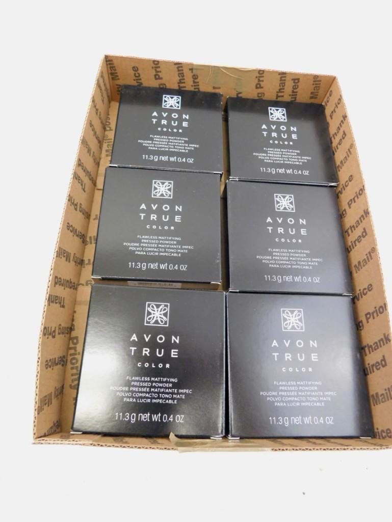 6 Avon True Color Flawless Mattifying Pressed Powder: 6 Avon True Color Flawless Mattifying Pressed Powder New in Boxes