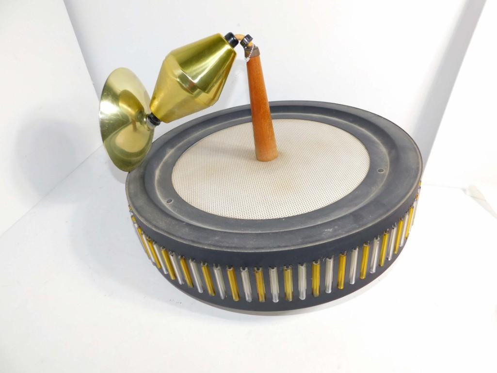 Mid Century Mod Pull Down Light Fixture (1 of 6)