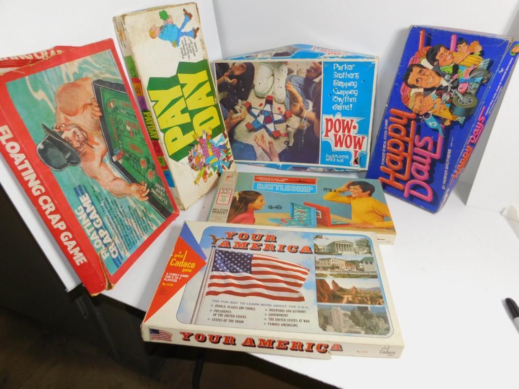 Lot of Vintage Board Games incl The Floating Crap Game (1 of 4)