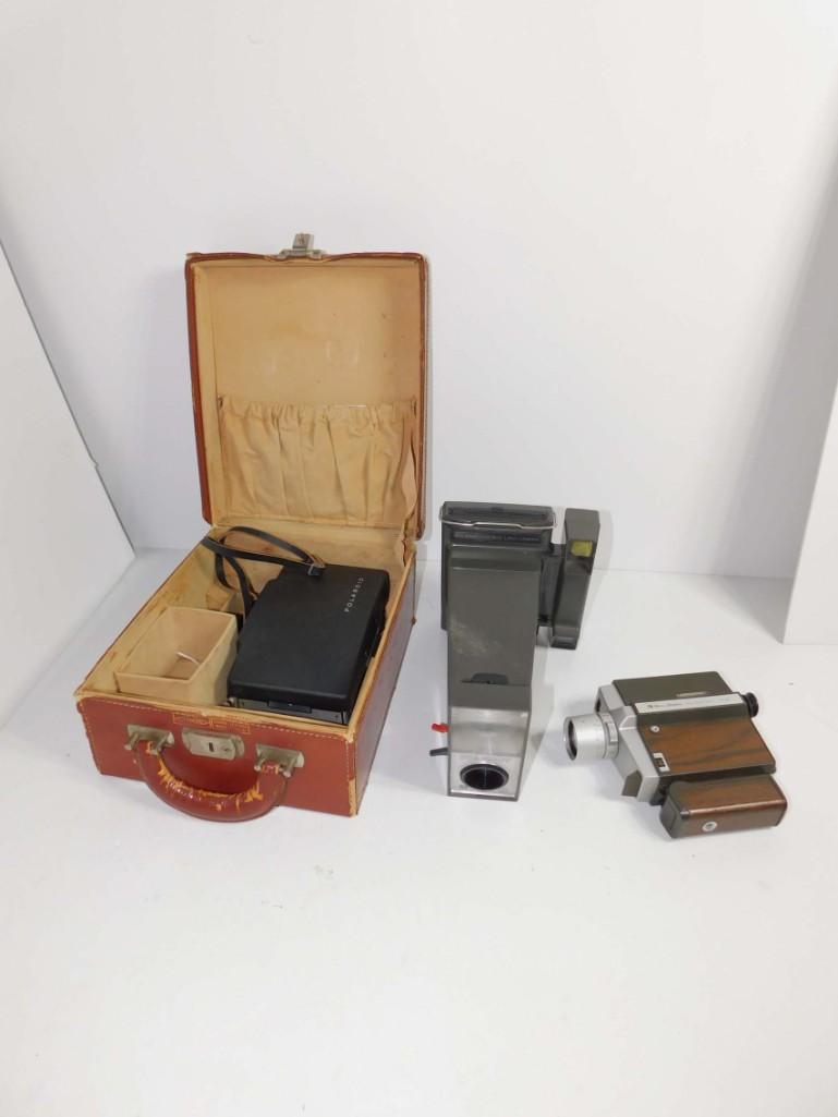 Camera Lot incl Polaroid Land Camera Automatic 100 , (1 of 7)