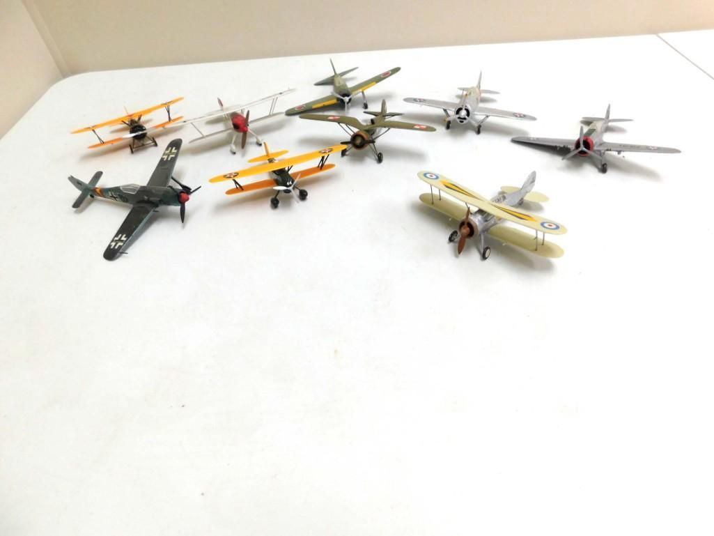 Lot of 10 Built Model Airplanes (1 of 4)