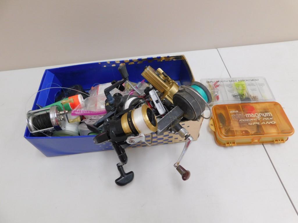 Fishing Lot incl Lures and Reels: Fishing Lot incl Lures and Reels