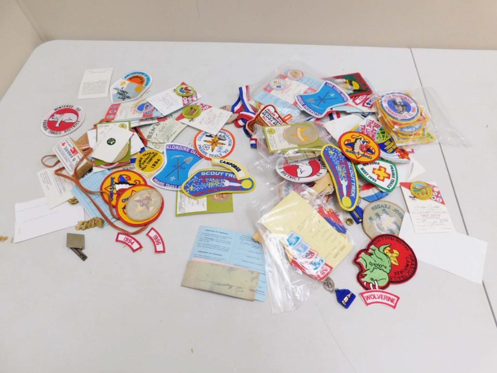 Lot of Boy Scout Patches , Awards , Pins , etc (1 of 4)