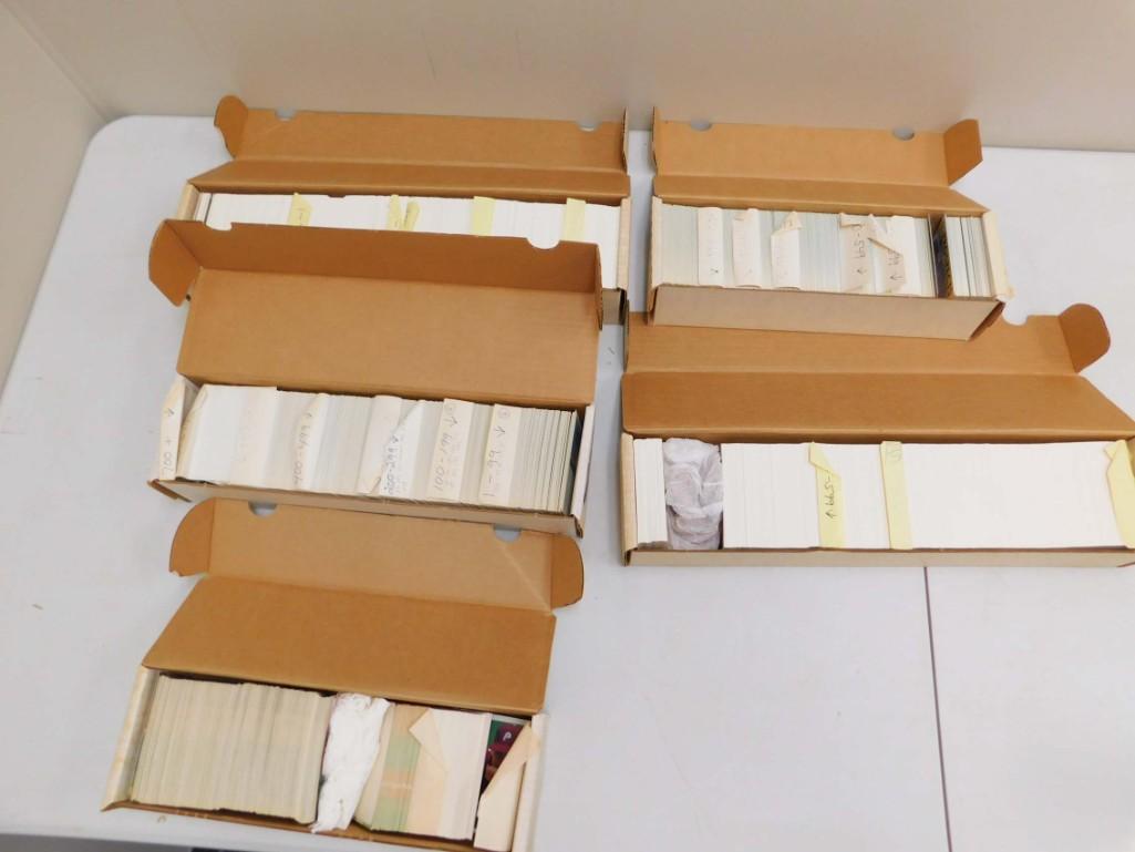 5 Boxes of Assorted Sports Cards Mostly Baseball , (1 of 4)