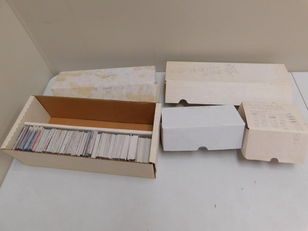 5 Boxes of Assorted Sports Cards Mostly Baseball and (1 of 5)