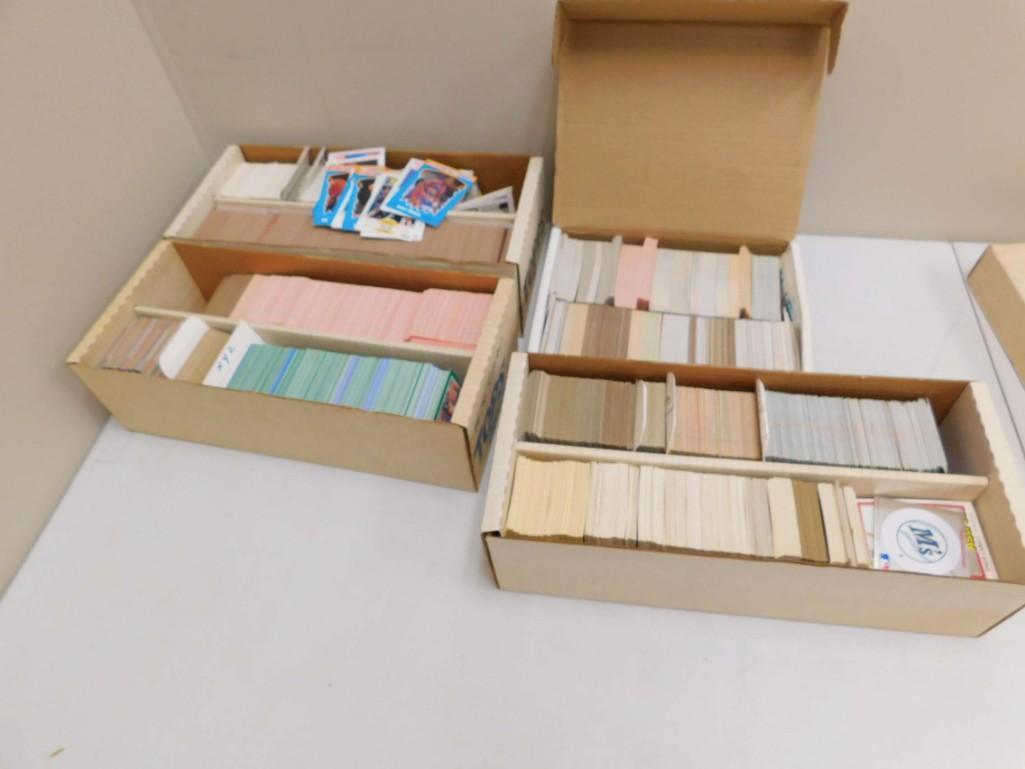 5 Boxes of Assorted Sports Cards Mostly 1980s and 1990s (1 of 4)