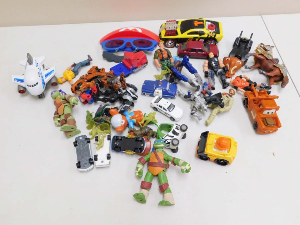 Lot of Misc Toys incl TMNT , Super Mario Sunglasses , (1 of 4)
