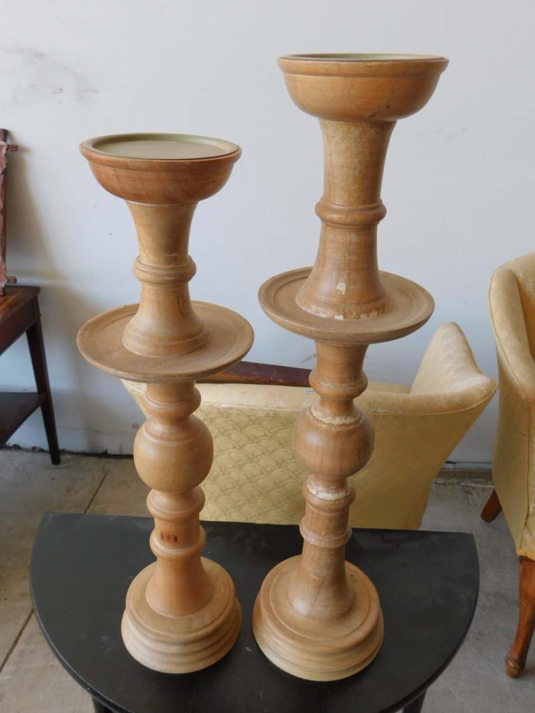 Fancy Wooden Candle Holder (1 of 4)