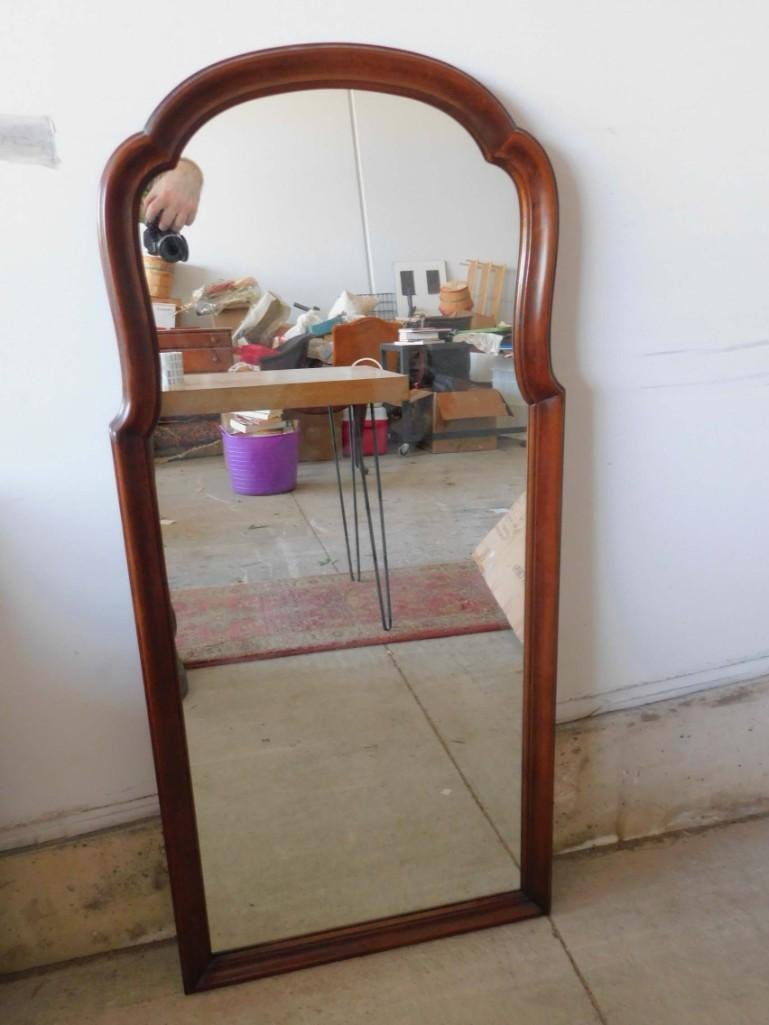 Wall Mirror with Wood Frame (1 of 2)