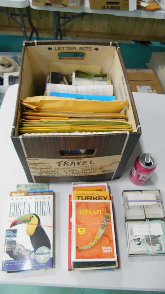 Ephemera Lot incl Playing Cards, Postcards, Travel (1 of 5)
