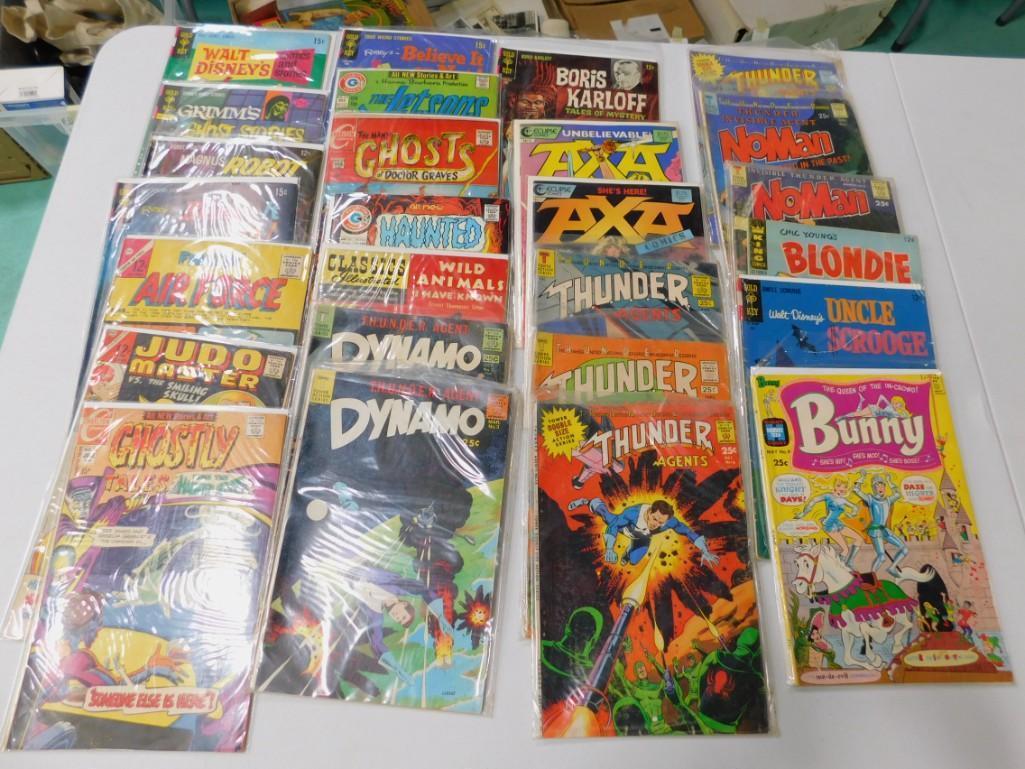 Vintage Comic Books incl Thunder Agents , Boris Karloff (1 of 3)