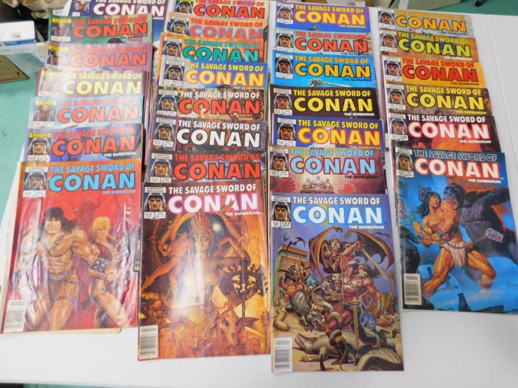 28 Vintage The Savage Sword of Conan the Barbarian (1 of 4)