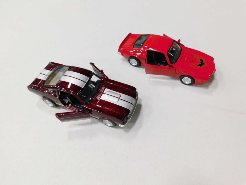 2 Die Cast Model Cars incl 1966 Ford Mustang and 1973 (1 of 2)
