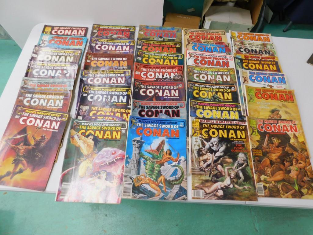 32 Vintage The Savage Sword of Conan the Barbarian (1 of 5)
